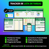 Tracker de Lista de Tareas - Google Sheets ✅