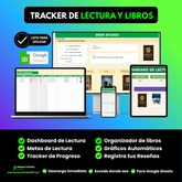 Tracker de Lectura y Libros - Google Sheets ✅