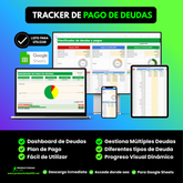 Tracker de Pago de Deudas - Google sheets ✅