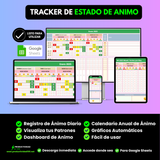 Tracker de Estado de Animo GRATIS - Google Sheets ✅