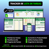 Pack de Trackers de Desarrollo Personal - Google Sheets ✅