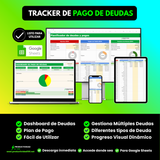 Tracker de Pago de Deudas - Google sheets ✅