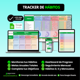 Tracker de Hábitos - Google Sheets ✅