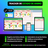 Tracker de Estado de Animo GRATIS - Google Sheets ✅